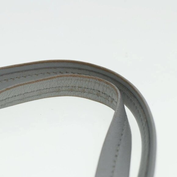 CELINE Horizontal Cabas Tote Bag Leather Light Blue Auth mr333 - Picture 8 of 16